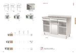 Mueble Cafetero 1 Puerta 2 Cajones 4 Estantes 1 Tolva Serie AEGIS 2020x600x1040h mm MCN-200-2 Docriluc - Imagen 2