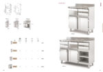 Mueble Cafetero 1 Puerta 1 Tolva Serie AEGIS 475x600x1040h mm MCN-50T Docriluc - Imagen 2