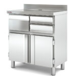 Mueble Cafetero 2 Puerta 2 Cajones 1 Tolva Serie AEGIS 915x600x1040h mm MCN-90 Docriluc