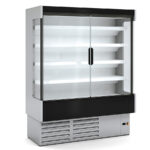 Mural Refrigerado para Carnes y Lácteos 2 Puertas 8 Estantes Evaporador Ventilado Serie CEDAR 1623x897x2000h mm DG3 15 M1-M2 Docriluc
