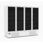 Mural Refrigerado 4 Puertas 8 Estantes Evaporador Ventilado Serie INGENIOUS EFI-R 2567x800x2000h mm EFIL 4R Docriluc - Imagen 5