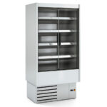 Mural Refrigerado Inoxidable para Carnes y Lácteos 2 Puertas 4 Estantes Evaporador Ventilado Serie CEDAR 998x654x2000h mm DG0 09 I M1-M2 Docriluc
