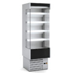 Mural Refrigerado Inoxidable para Lácteos sin Puertas 4 Estantes Evaporador Ventilado Serie CEDAR 685x654x2000h mm DS0 06 I M2 Docriluc