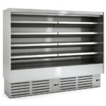 Mesa Refrigerada de Acero Inoxidable 2 Puertas Opacas 245 Litros Serie RADIANT 2545x600x850h mm MBR-150 Docriluc