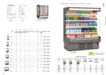 Mural Refrigerado para frutas y Verduras sin Puertas 3 Estantes Evaporador Ventilado Serie CEDAR 685x797x2000h mm DS1 06 H1 Docriluc - Imagen 2