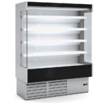 Mural Refrigerado para Lácteos sin Puertas 8 Estantes Evaporador Ventilado Serie CEDAR 1623x897x2000h mm DS3 15 M2 Docriluc