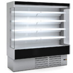 Mural Refrigerado para Frutas y Verduras sin Puertas 6 Estantes Evaporador Ventilado Serie CEDAR 1935x897x2000h mm DS3 18 H1 Docriluc