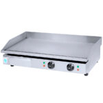 Plancha Eléctrica Sobremesa Placa Lisa Acero Inoxidable 730x470x240h mm HEG-820 HS