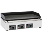 Plancha Eléctrica Sobremesa Placa Lisa Acero Inoxidable 800x460x285h mm CSB-PE810 CISABA