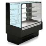 Semi Mural Refrigerado Cristal Recto 3 Estantes 2 Puertas Correderas Evaporador Ventilado Serie INSIGNIA VVA 1300x730x1379h mm VVA-6-13-R Docriluc