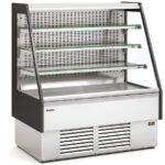 Semi Mural Refrigerado Cristal Recto 3 Estantes Evaporador Ventilado Serie INSIGNIA VVAM 600x730x1379h mm VVAM-6-6 R Docriluc