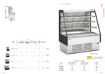 Semi Mural Refrigerado Cristal Recto 3 Estantes Evaporador Ventilado Serie SPECTRE VVAM-MR 560x730x1379h mm VVAM-6-6-MR Docriluc - Imagen 2