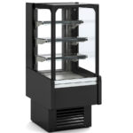 Semi Mural Refrigerado 3 Estantes 1 Puerta Corredera Evaporador Ventilado Serie INSIGNIA VV-R 600x730x1379h mm VV-6-6-R Docriluc