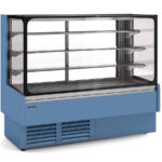 Semi Mural Refrigerado 3 Estantes 2 Puertas Correderas Evaporador Ventilado Serie INSIGNIA VVB-R 1650x730x1379h mm VVB-6-16-R Docriluc