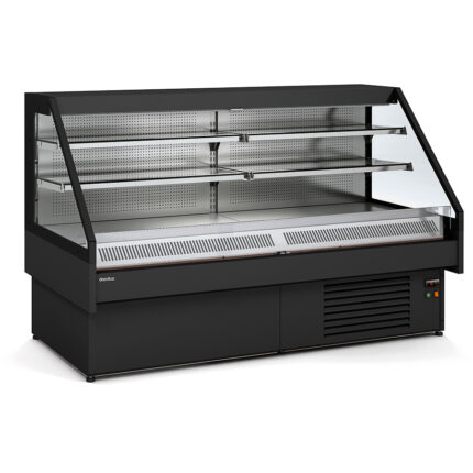 Semi Mural Refrigerado Cristal Recto 2 Estantes Evaporador Ventilado Serie AZALEA PPS 2560x870x1180h mm PPS11354 25 Docriluc