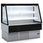 Semi Mural Refrigerado Cristal Recto 4 Estantes Evaporador Ventilado Serie MAPLE SVS3 - 1623x897x1508h mm SVS3 15 M2 Docriluc
