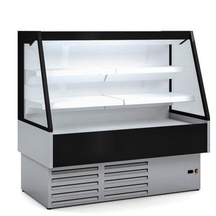 Semi Mural Refrigerado Cristal Recto 4 Estantes Evaporador Ventilado Serie MAPLE SVS1 - 1935x797x1508h mm SVS1 18 M2 Docriluc