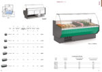 Vitrina Expositora Refrigerada para Carnicería y Charcutería con Reserva Cristal Curvo Evaporador Estático Serie NERIA VED-9-C 1265x940x1224h mm VED-9-13-C Docriluc - Imagen 2