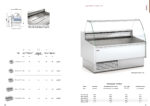 Vitrina Expositora Refrigerada para Carnicería y Charcutería sin Reserva Cristal Curvo Evaporador Estático Serie CALYPSSO VES-9-C-P 2465x930x1235h mm VES-9-25-C-P-EF Docriluc - Imagen 2