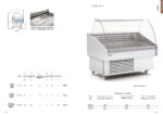 Vitrina Expositora Refrigerada para Pescadería sin Reserva Cristal Curvo Evaporador Estático Serie HYDRO EEC-C 1035x914x1235h mm EEC-100-C Docriluc - Imagen 2