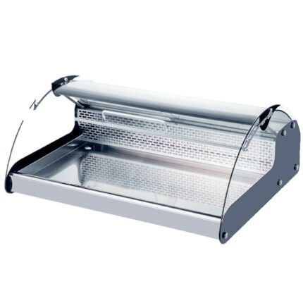 Vitrina Expositora Refrigerada Sobremesa para Tapas Carne y Pescado 140 Litros Cristal Curvo 1070x882x417h mm GFF401 GASFRIT