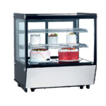 Vitrina Expositora Refrigerada Sobremesa 160 Litros 2 Estantes 887x553x686h mm GFF201 GASFRIT