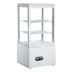 Armario Expositor Refrigerado para Pastelería 58 Litros 1 Puerta de Cristal 2 Estantes 452x406x818h mm FT-58LB GASFRIT