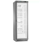 Armario Expositor Refrigerado Acero Inoxidable 1 Puerta de Cristal 4 Estantes 308 Litros 590x645x1860 h mm CSB ARV 430 PV INOX CISABA
