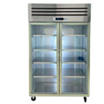 Armario Expositor Refrigerado Acero Inoxidable 2 Puertas de Cristal 1200 Litros 8 Estantes 1200x700x1950h mm FA2 GASFRIT