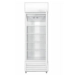 Armario Expositor Refrigerado Blanco 1 Puerta de Cristal 360 Litros 4 Estantes 590x560x1950h mm 9006 GASFRIT