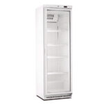 Armario Expositor Refrigerado Blanco 1 Puerta de Cristal 4 Estantes 308 Litros 590x645x1860 h mm CSB ARV 430 PV B CISABA