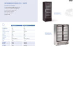 Armario Expositor Refrigerado Negro 2 Puertas de Cristal 8 Estantes 686 Litros 1270x735x2000h mm CSB-ARM120 PV N CISABA - Imagen 2
