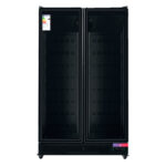 Armario Expositor Refrigerado Negro 2 Puertas de Cristal 1300 Litros 10 Estantes 1253x710x2050h mm GF074 GASFRIT