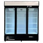 Armario Expositor Refrigerado Negro 3 Puertas de Cristal 1500 Litros 12 Estantes 1800x570x1950h mm FA3 GASFRIT