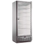Armario Expositor de Congelación Acero Inoxidable 1 Puerta de Cristal 6 Estantes 442 Litros 750x785x1900h mm CSB MM5 N PV INOX CISABA