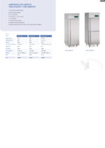 Armario Refrigerado Acero Inoxidable 1 Puerta Opaca 432 Litros 700x890x2060h mm CSB-ARG070 CISABA - Imagen 2