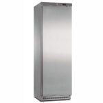 Armario Refrigerado Acero Inoxidable 1 Puerta Opaca 4 Estantes 308 Litros 590x645x1860 h mm CSB ARV 430 PO INOX CISABA