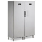 Armario Refrigerado Acero Inoxidable 2 Puertas Opacas 331 Litros 1220x650x1820h mm CSB-350 DOBLE INOX CISABA