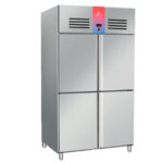 Armario Refrigerado Acero Inoxidable 4 Puertas Opacas 1200 Litros 8 Estantes 1240x760x2010h mm GFH106 GASFRIT
