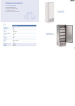 Armario Refrigerado Blanco 1 Puerta Opaca 4 Estantes 343 Litros 695x735x2000h mm CSB-ARM070 PO B CISABA - Imagen 2