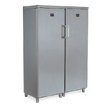 Armario de Congelación Acero Inoxidable 2 Puertas Opacas 474 Litros 1220x650x1820h mm CSB-350 DOBLE INOX CISABA