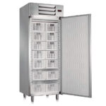 Armario de Congelación Acero Inoxidable 1 Puerta Opaca 6 Estantes 459 Litros 750x720x1995h mm CSB ATG600 INOX CISABA