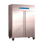 Armario de Congelación Acero Inoxidable 2 Puertas Opacas 3 Estantes 967 Litros Gama SNACK 1340X700X2010h mm SNACK800BTVE EUTRON