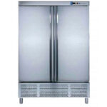 Armario de Congelación Acero Inoxidable 2 Puertas Opacas 6 Estantes 1200 Litros Gama SNACK 1368x728x2067h mm ACS-1202 EUTRON