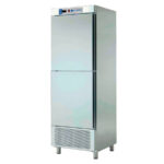 Armario de Refrigeración Acero Inoxidable 2 Puertas Opacas 3 Estantes 600 Litros Gama SNACK 693x728x2067h mm ARS-602 HC EUTRON