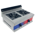 Cocina a Gas 2 Fuegos Sobremesa 720x475x420h mm GF020C GASFRIT