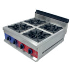 Cocina a Gas 4 Fuegos Sobremesa 720x475x420h mm GFO22C GASFRIT