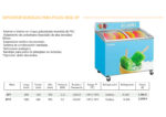 Expositor de Bandejas para Polos de Heladería de Congelación 890x640x900h mm EP7 INFRIMA - Imagen 2