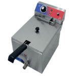 Freidora Eléctrica con Grifo de Vaciado 1 Cuba 10 Litros Sobremesa 280x460x325h mm GF013 GASFRIT
