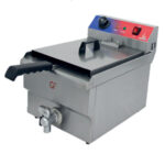 Freidora Eléctrica con Grifo de Vaciado 1 Cuba 13 Litros Sobremesa 310x480x345h mm GF026F GASFRIT